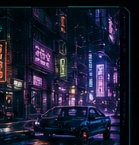 Cuiabá Cyberpunk Neon Street Cam